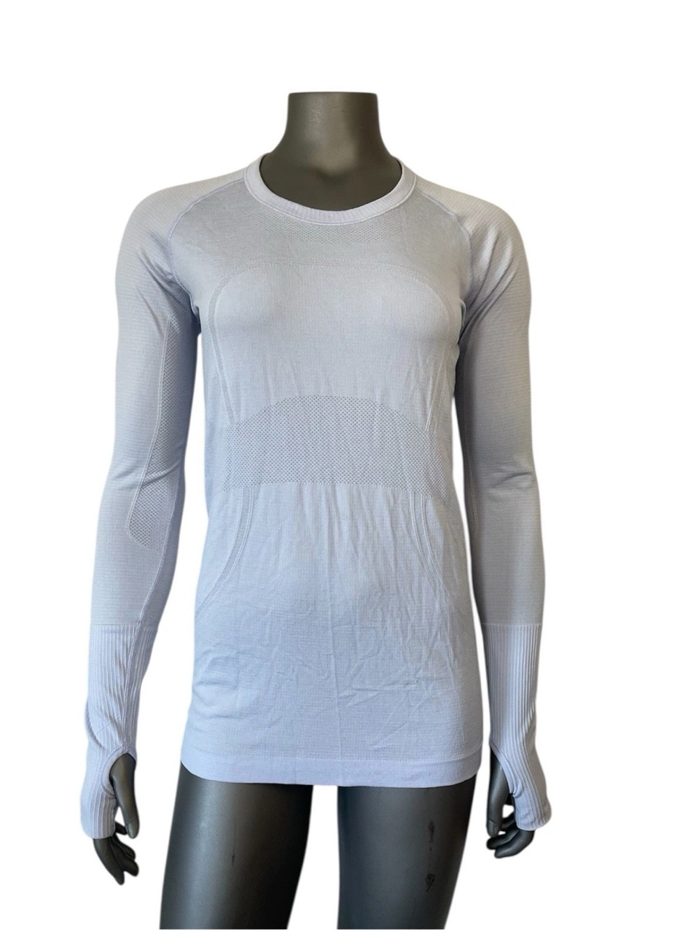 Lululemon Swiftly Tech Top Sz 10 Breezy Blue Active Wear Workout
